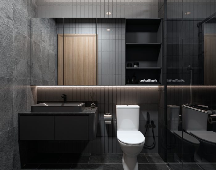 Darkness Apartment – Căn Hộ Gam Màu Tối Sang Trọng Và Hiện Đại
