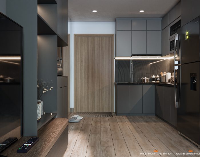 Darkness Apartment – Căn Hộ Gam Màu Tối Sang Trọng Và Hiện Đại